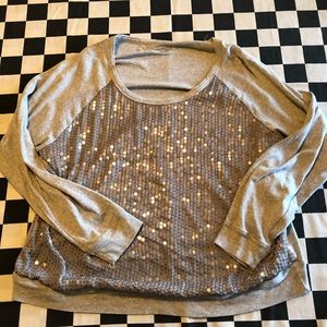 New York & Company Sequins Sweatshirt